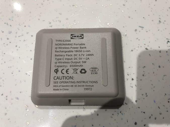 ikea kablosuz şarj cihazı