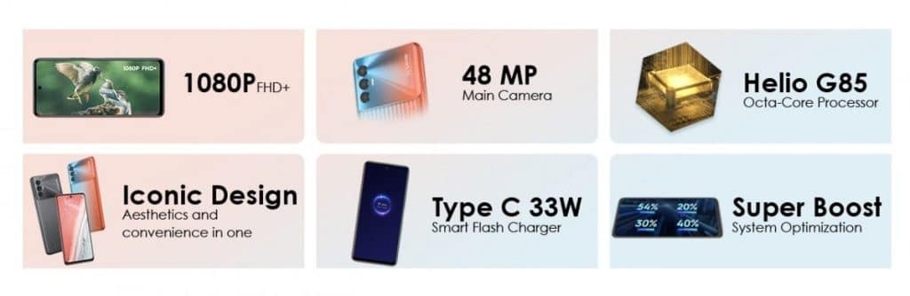 Tecno Spark 8 Pro tanıtıldı: Helio G85 işlemci, 6.8 inç ekran