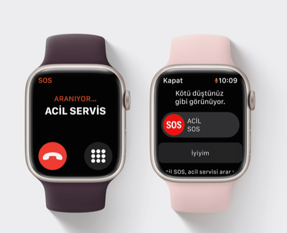 apple watch acil sos