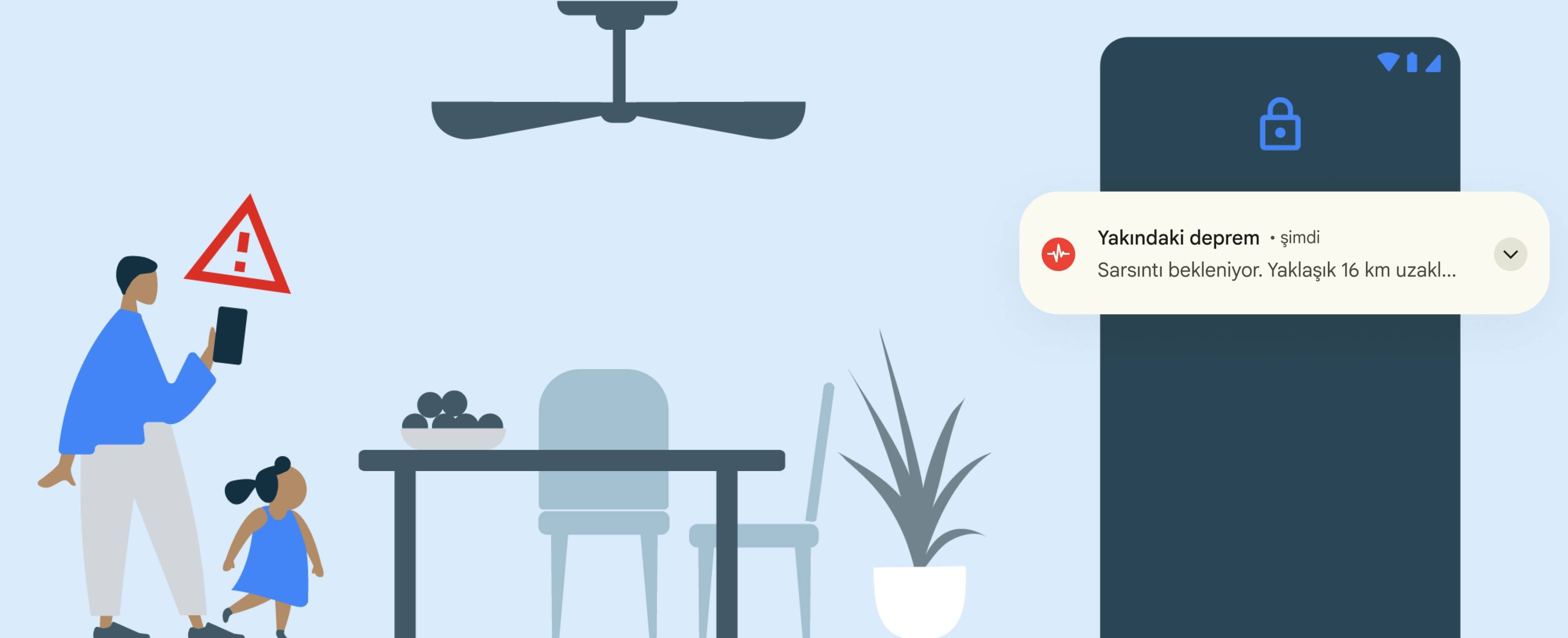 android deprem uyarı sistemi