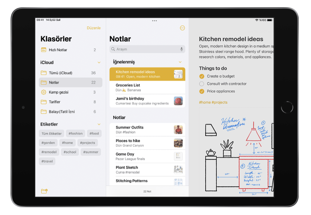 ipad notlar