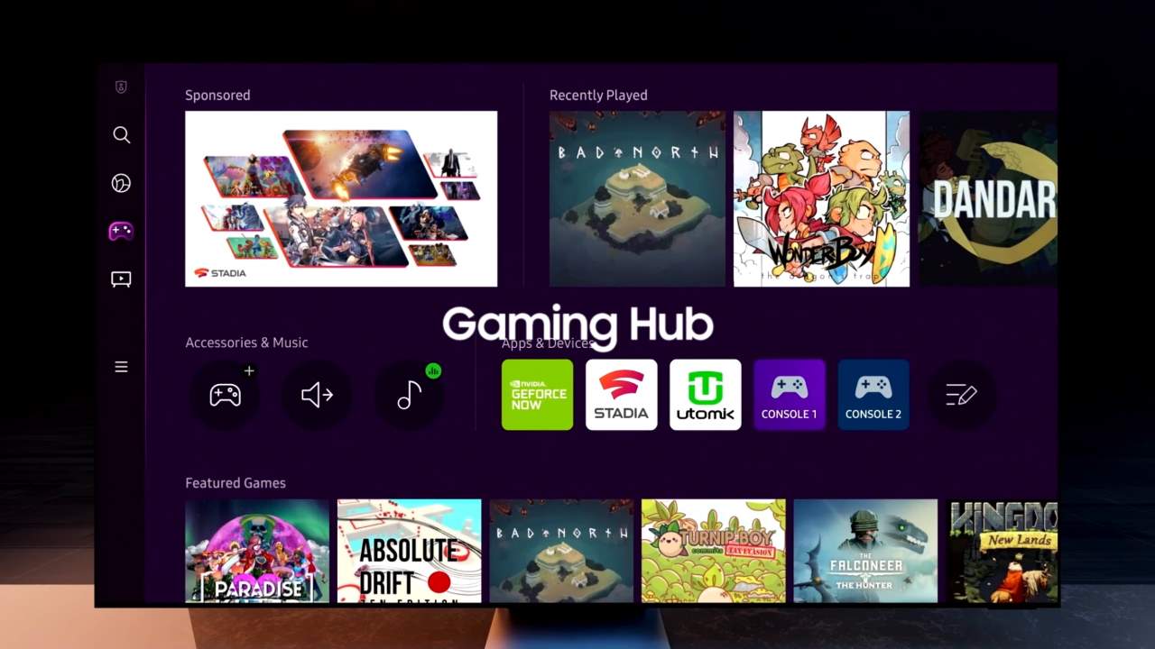 samsung gaming hub