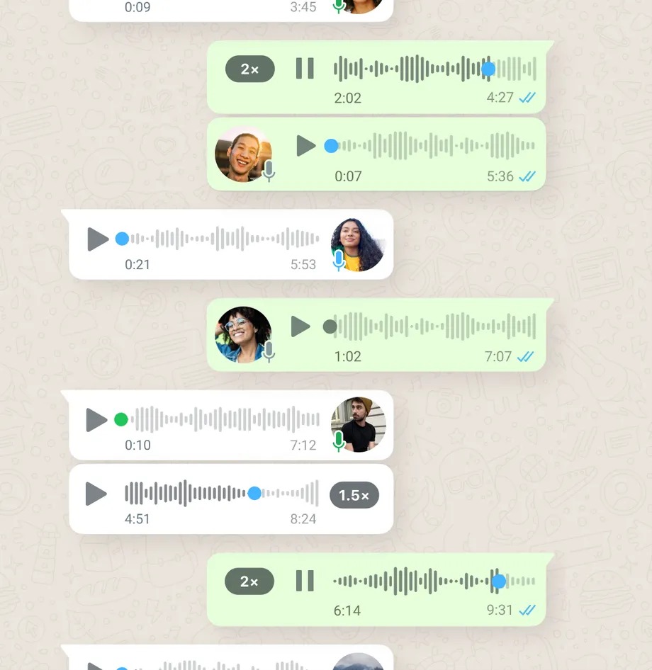 WhatsApp sesli mesaj özelliğini yeni araçlarla geliştiriyor