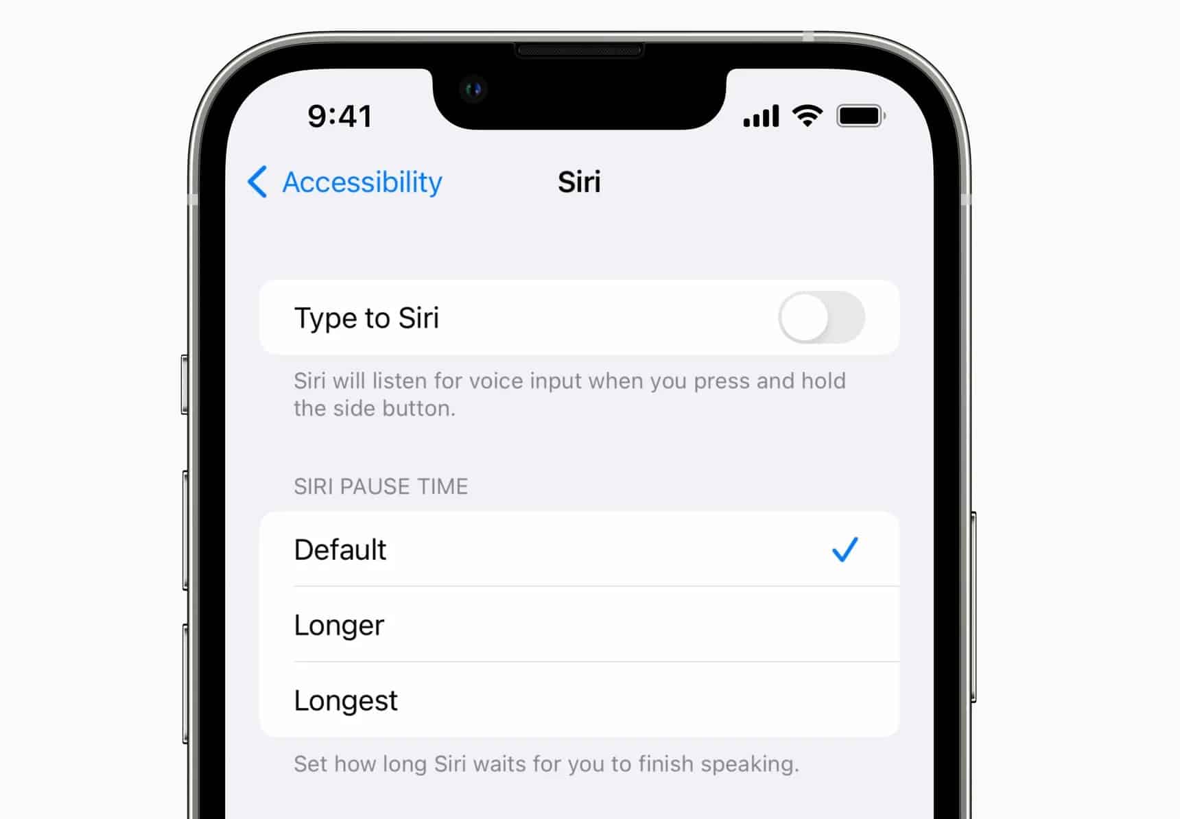 apple erişilebilirlik siri