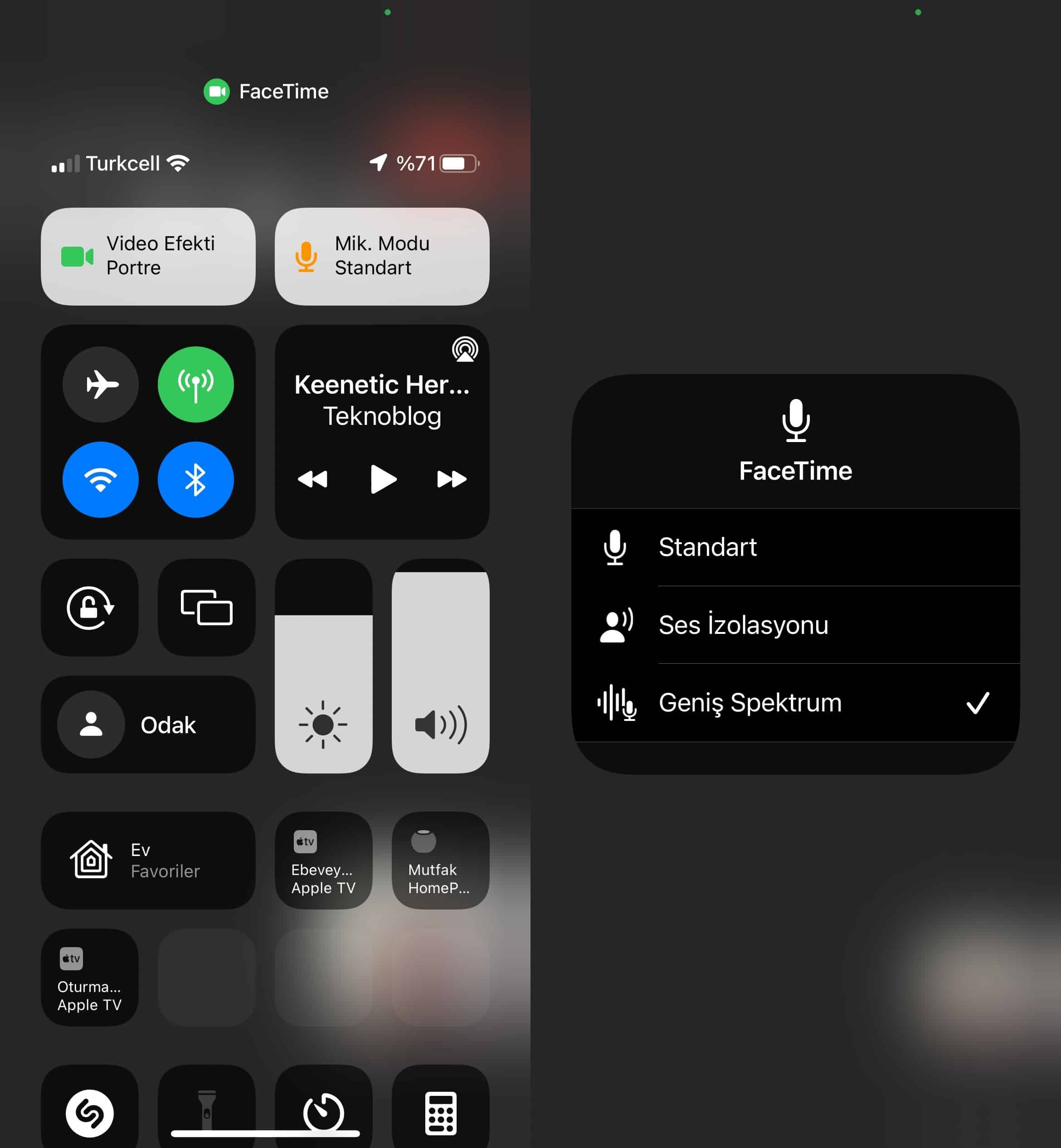 facetime geniş spektrum