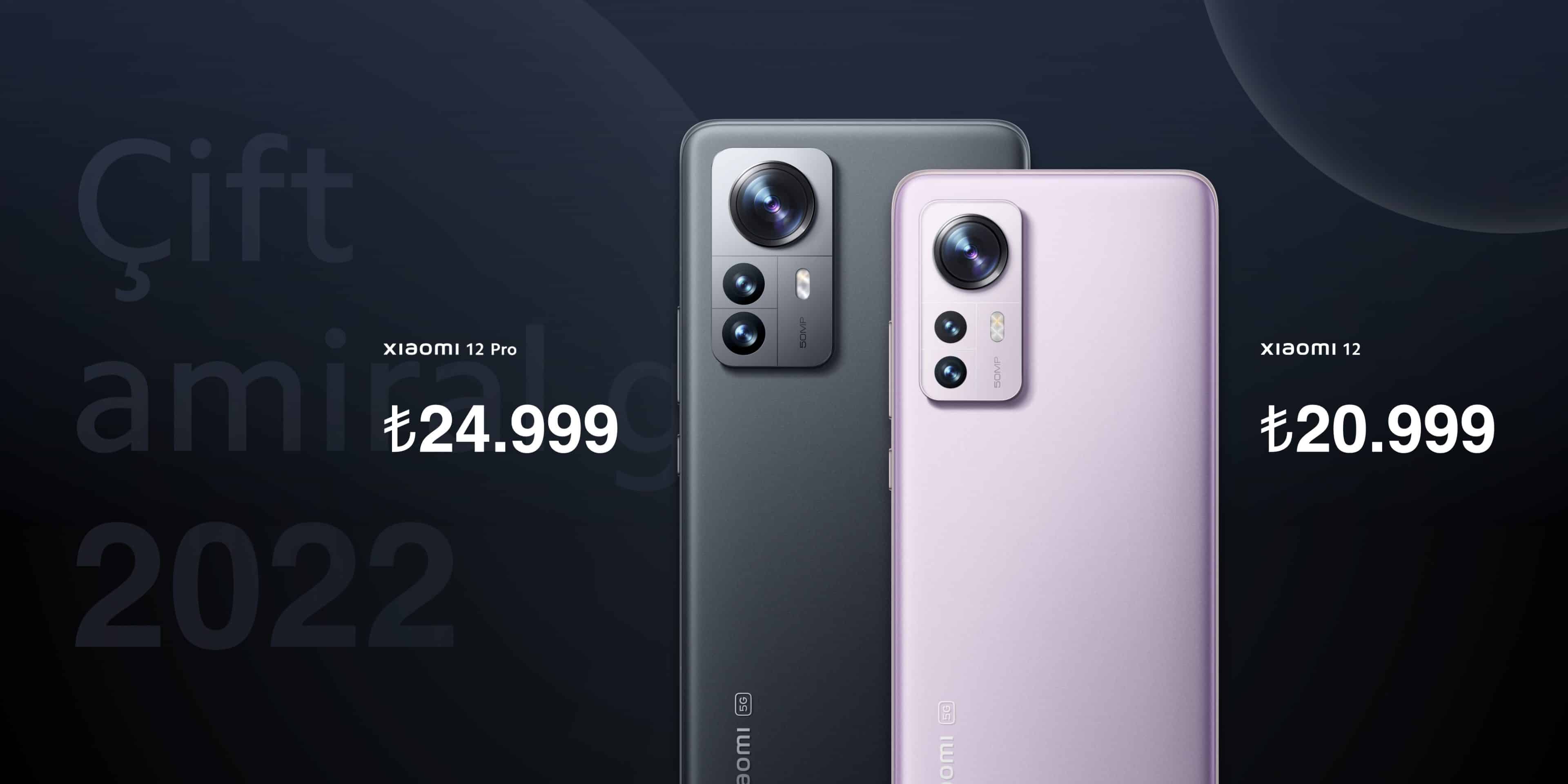 xiaomi 12 ve xiaomi 12 pro türkiye fiyatları