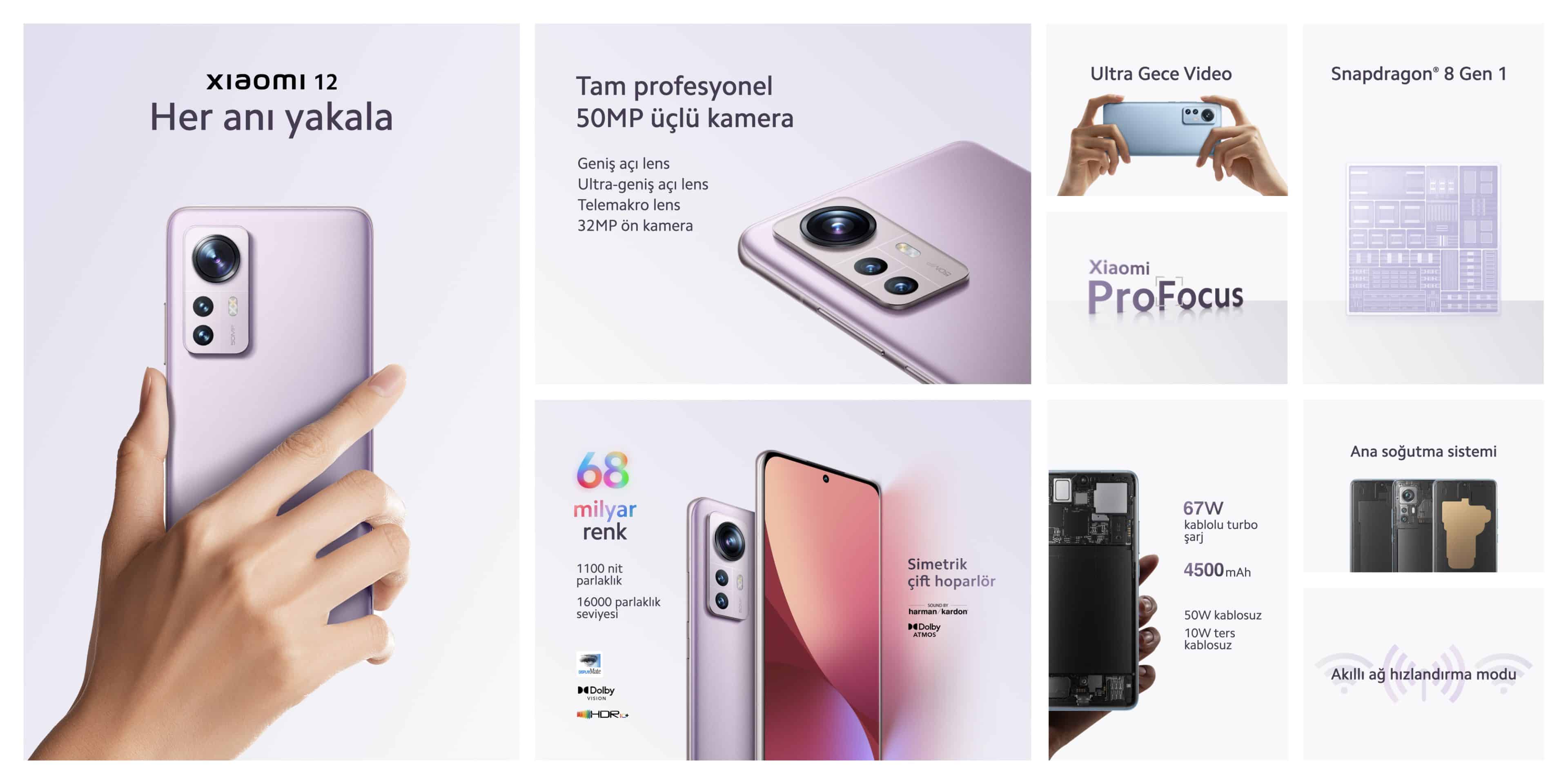 xiaomi 12 özellikleri