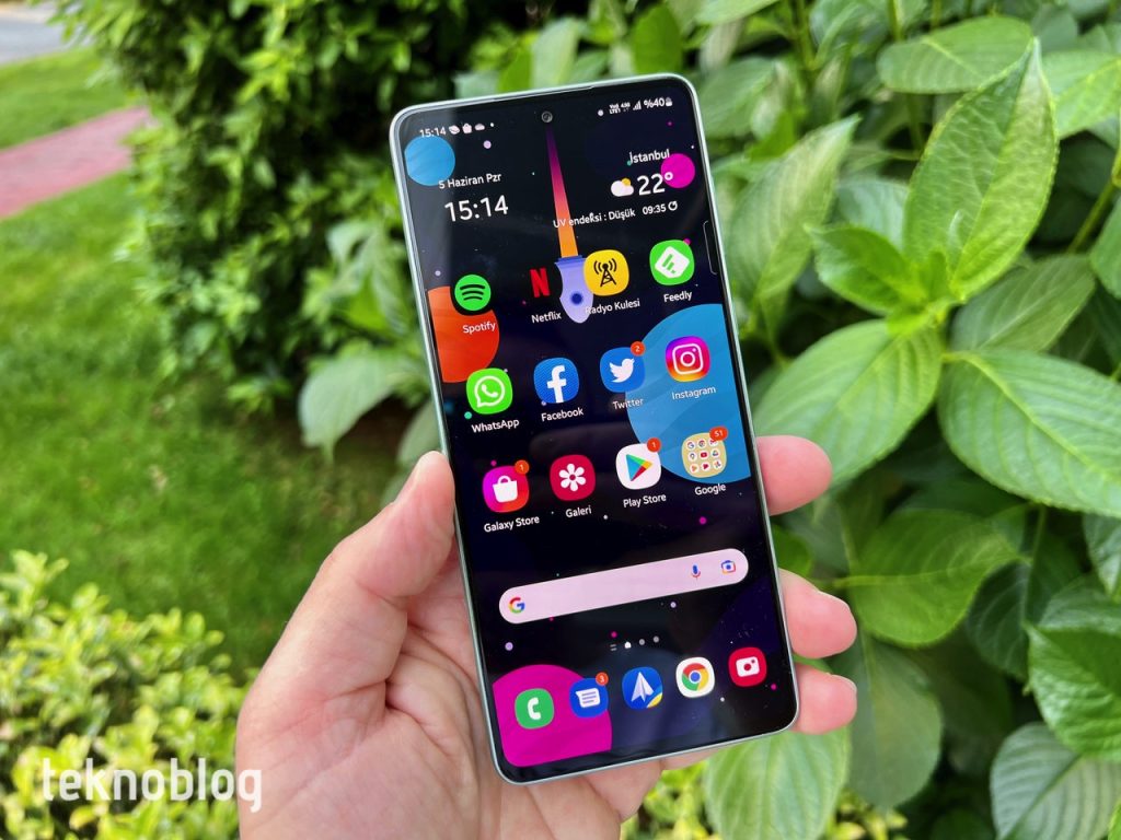 samsung galaxy a73 inceleme android telefon