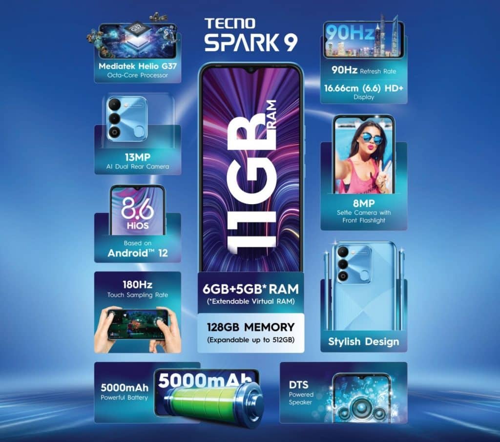 tecno spark 9