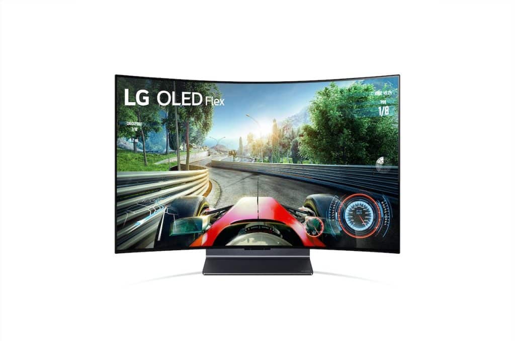 LG'den oyun deneyimi için özelleştirilmiş 42 inç bükülebilir TV: OLED Flex