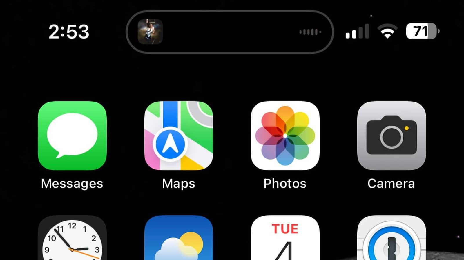 ios 16.1 dynamic island