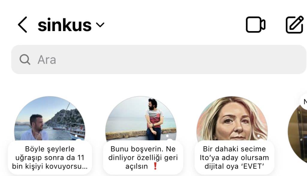 instagram dm not ekleme