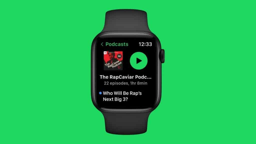spotify apple watch