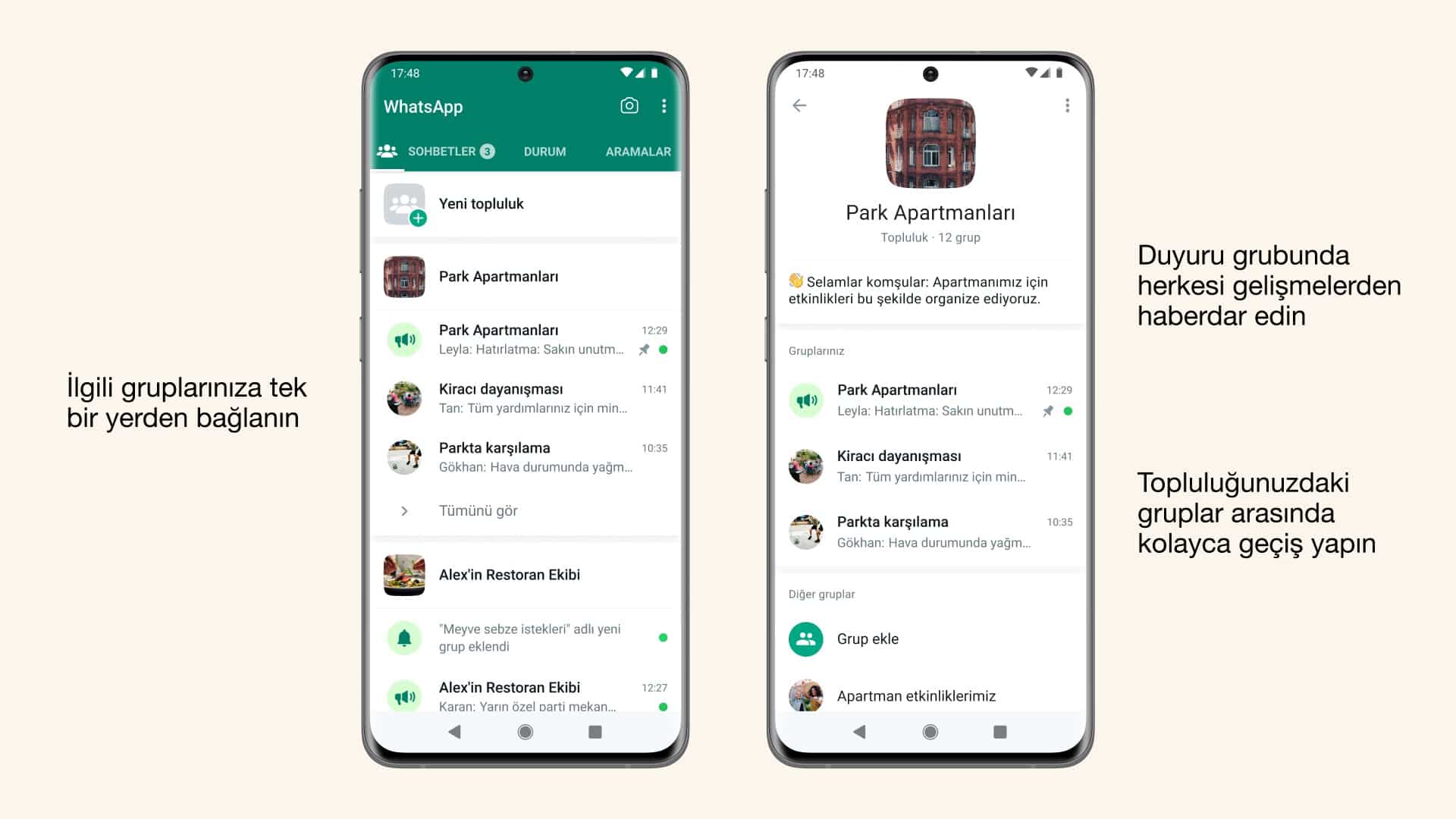 whatsapp topluluklar