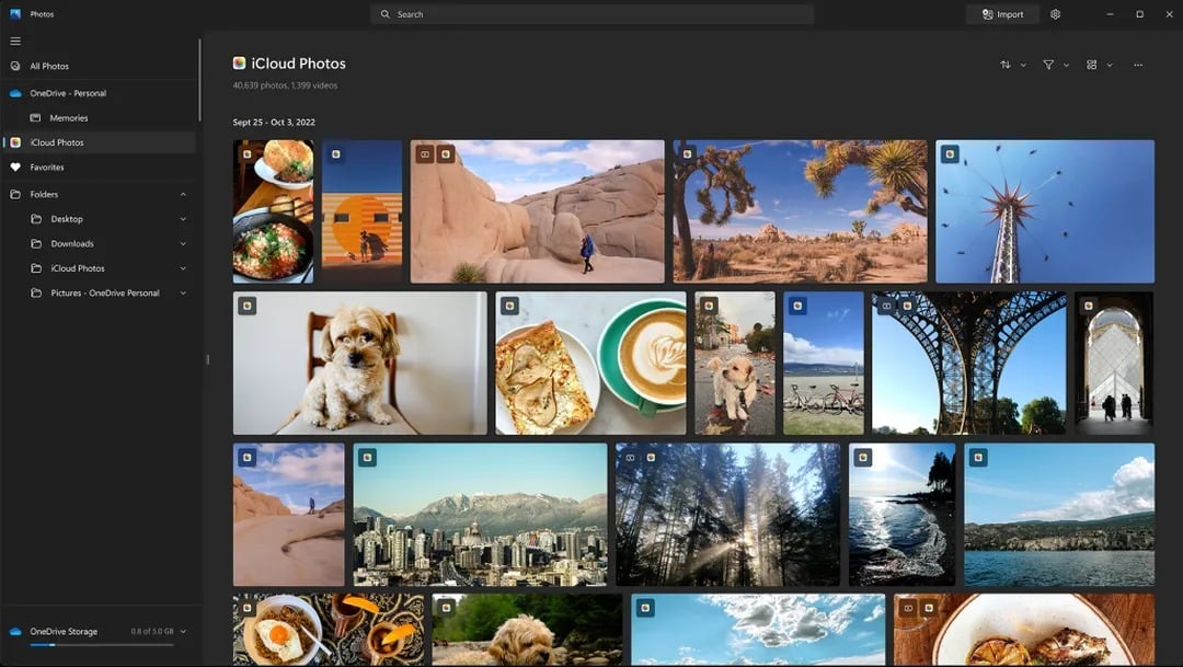 windows 11 icloud fotoğraflar