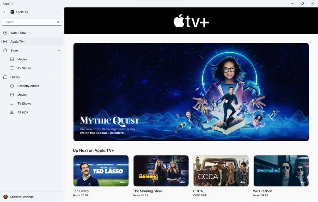 Apple Music ve TV'nin Windows uygulamaları Microsoft Store'da