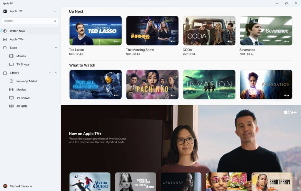 Apple Music ve TV'nin Windows uygulamaları Microsoft Store'da
