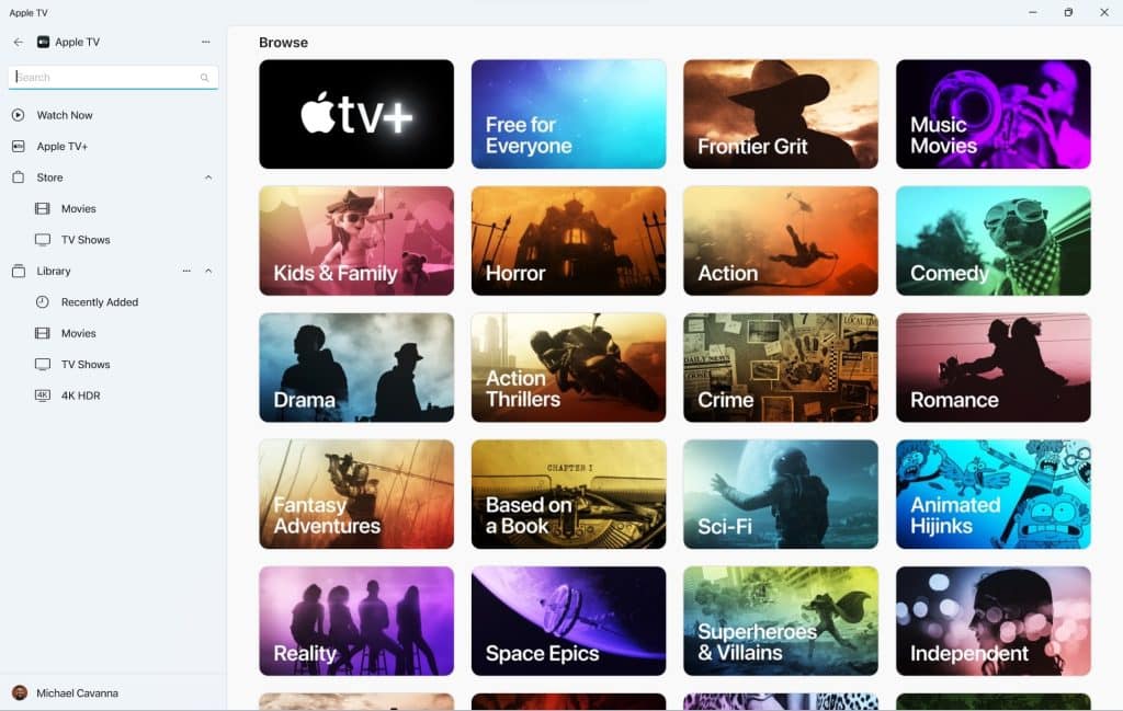 Apple Music ve TV'nin Windows uygulamaları Microsoft Store'da