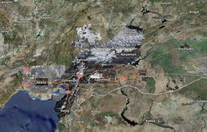 kahramanmaraş deprem harita