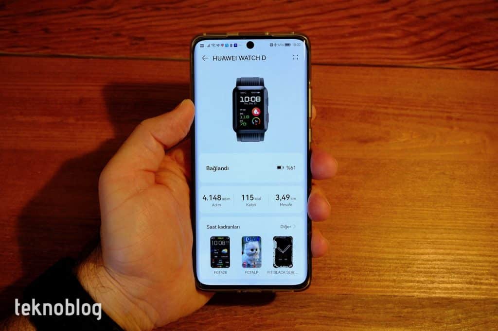 huawei watch d inceleme