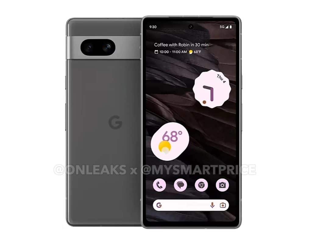 Google Pixel 7a'ya ait olduğu söylenen resmi fotoğraflar sızdı