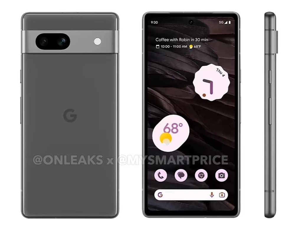 Google Pixel 7a'ya ait olduğu söylenen resmi fotoğraflar sızdı