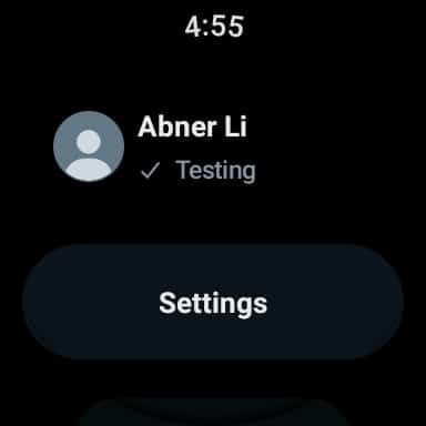 whatsapp wear os