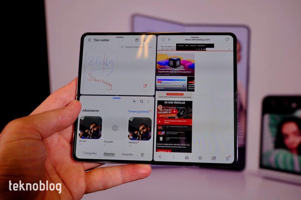 Galaxy Z Fold 5 tanıtıldı: Şimdiye kadarki en ince ve hafif Fold [Ön İnceleme]