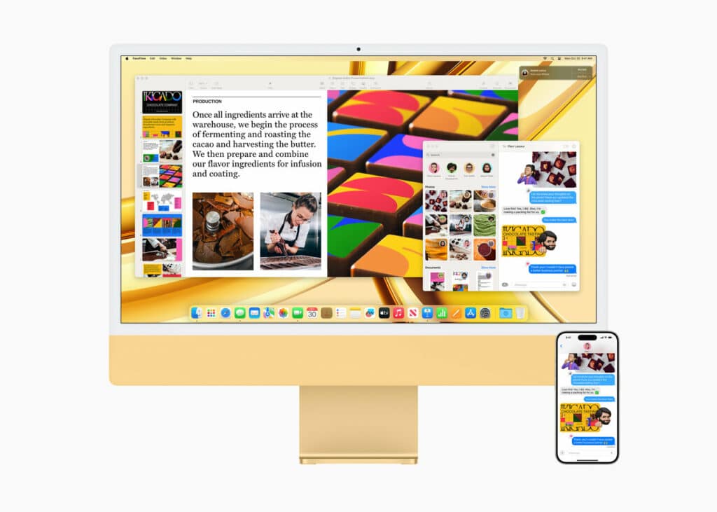 Apple, 24 inçlik iMac'ı yeni M3 çipi ile güçlendiriyor