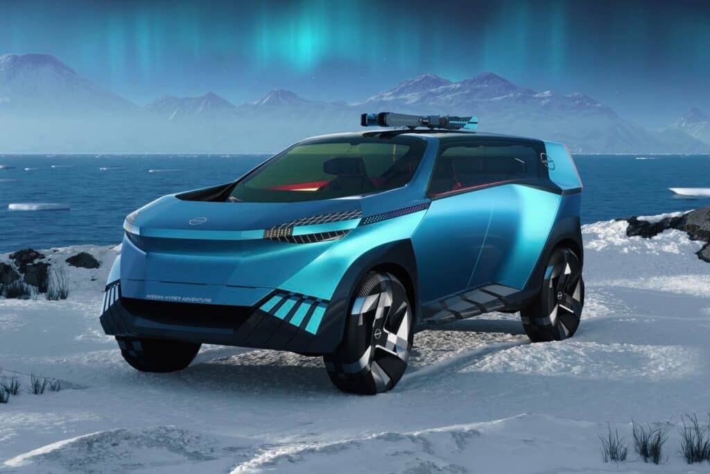 Nissan'dan uzay aracına benzeyen yeni elektrikli otomobil konsepti: Hyper Adventure