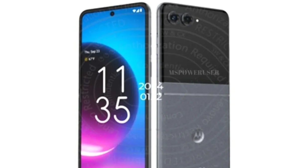Custodia Motorola Razr+ 2024/2025 Con Protezione Schermo E Cerniera - Pelle PU Opaca Antiurto - Sottile E Resistente (Grado Militare)