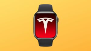 tesla apple watch