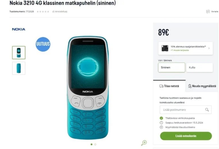 nokia 3210 2024