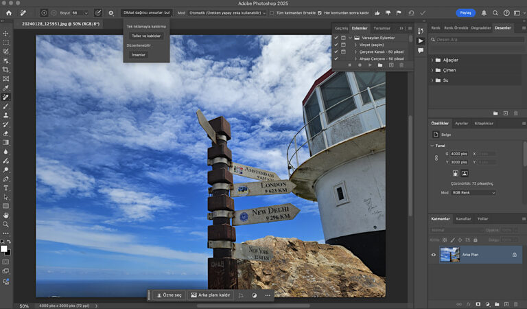 Adobe Photoshop 2025’te yapay zekâ ile insanlar fotoğraflardan nasıl kaldırılır?
