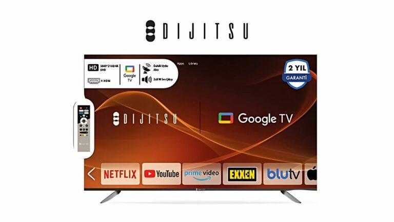 Dijitsu DG22000 Google TV, 10 Ocak 2025’te avantajlı fiyatıyla BİM’e geliyor