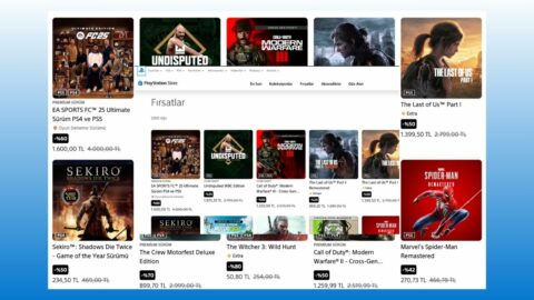 sony playstation store fırsat çılgınlığı
