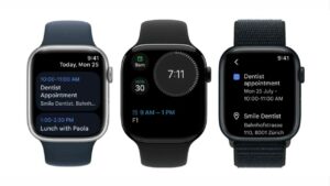 google takvim apple watch