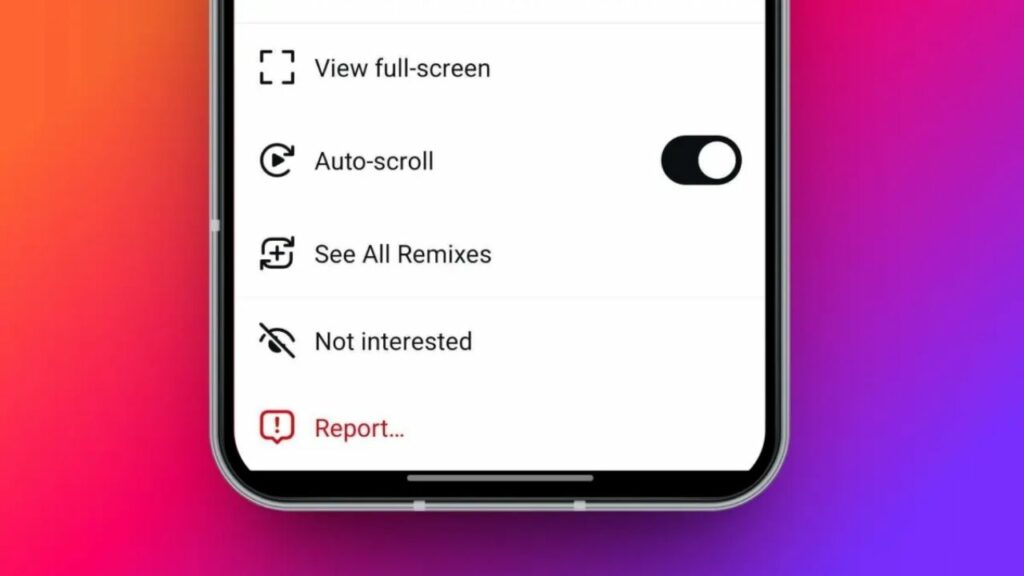 instagram reels otomatik kaydırma