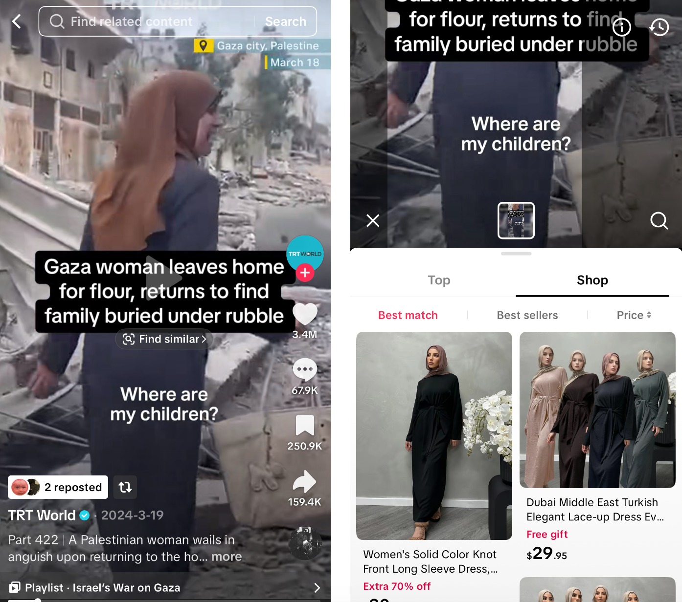 TikTok Gazze videoları tartışma yarattı