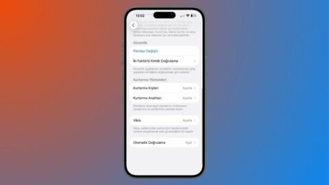 apple hesabı parola değiştirme
