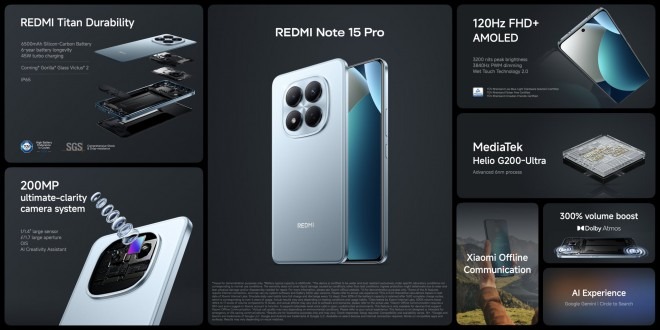 Xiaomi, Redmi Note 15 ailesini Avrupa’ya getirdi