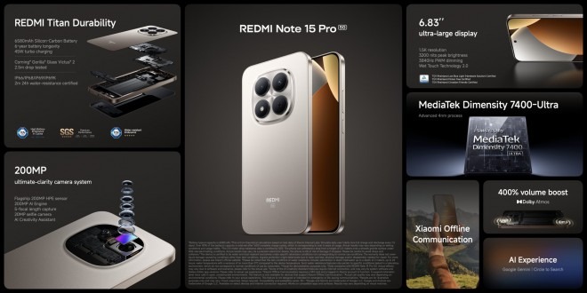 Xiaomi, Redmi Note 15 ailesini Avrupa’ya getirdi