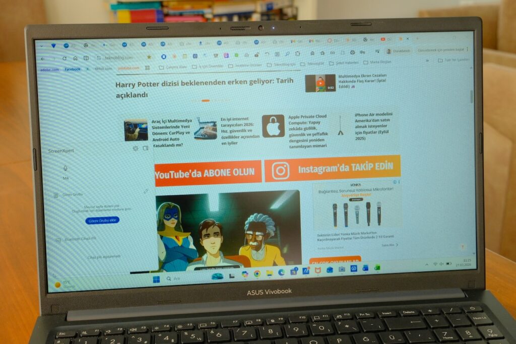 Intel Core 5 120U ile iş ve eğlence arasında güçlü bir köprü: ASUS Vivobook 15 X1504V İncelemesi