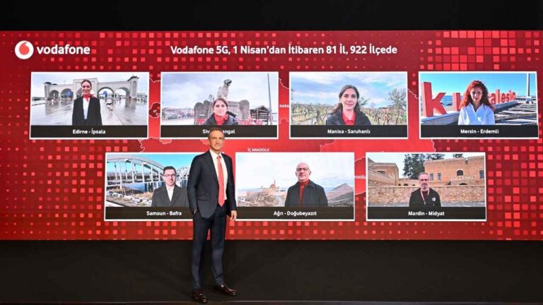 Vodafone, Türkiye genelinde 5G’yi aynı anda devreye alıyor