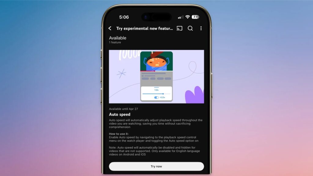 YouTube izleme deneyimini hızlandıran yeniliği test ediyor