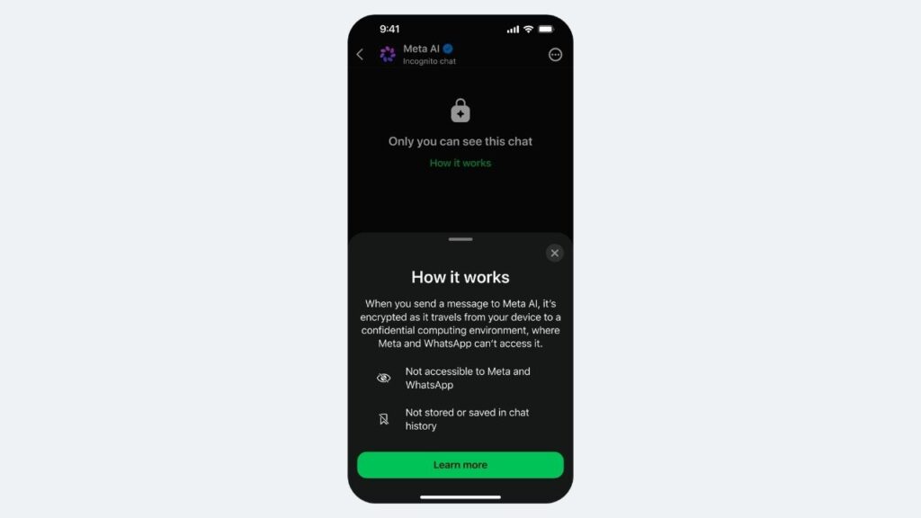 Meta AI Gizli Sohbet WhatsApp’ta özel konuşma açıyor