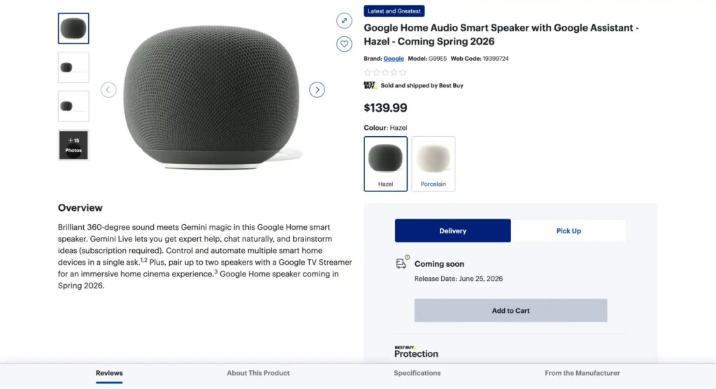 google home speaker