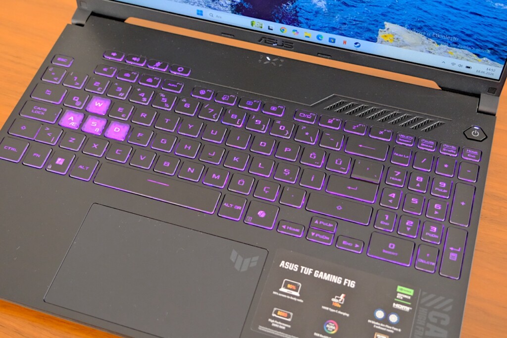 Hareket hâlinde uygun fiyatlı yüksek oyun performansı! ASUS TUF Gaming F16 (FX607VJB) İncelemesi