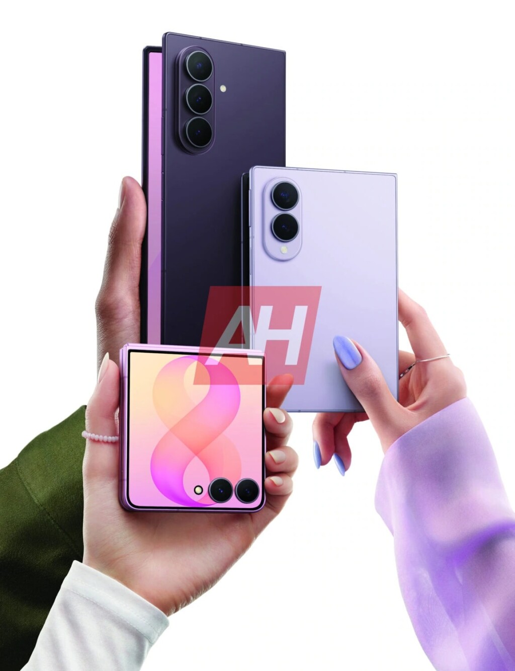 Galaxy Z Fold 8 yeni geniş tasarımıyla ilk kez yan yana göründü