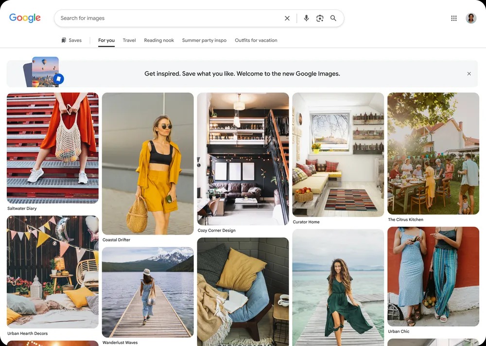 Google Görseller 25 yıl sonra ana sayfasını baştan değiştiriyor